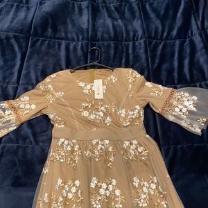 Floral overlay Dress